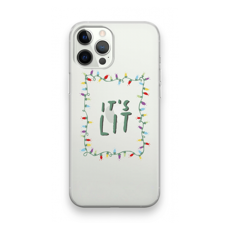It's Lit: iPhone 12 Pro Transparant Hoesje