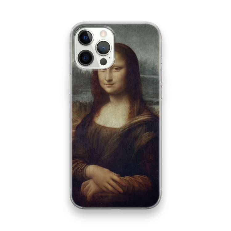 Mona Lisa: iPhone 12 Pro Transparant Hoesje