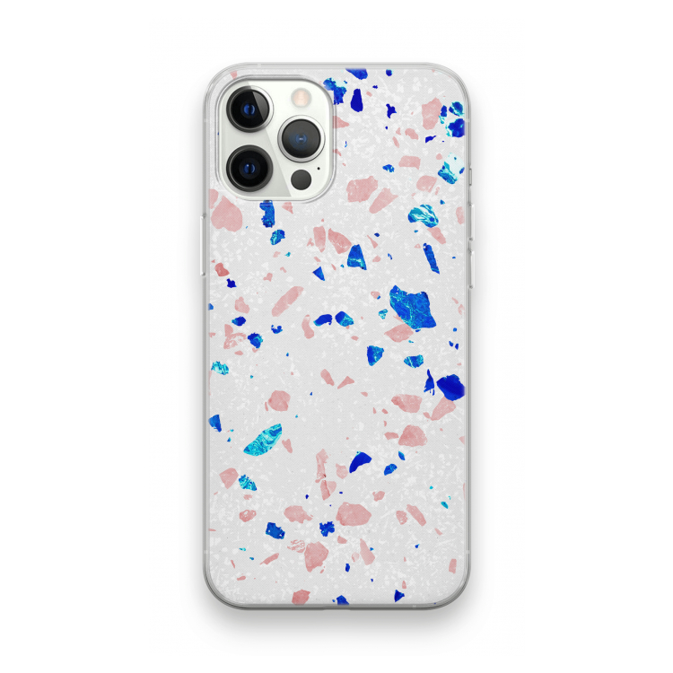 Terrazzo N°6: iPhone 12 Pro Transparant Hoesje