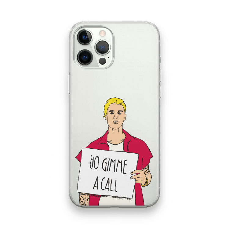 Gimme a call: iPhone 12 Pro Transparant Hoesje