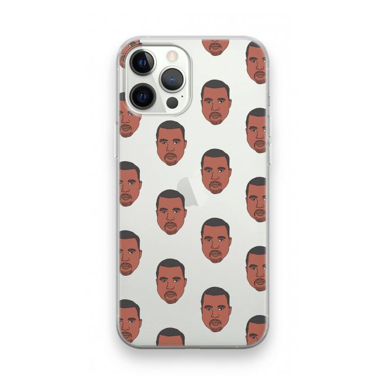 Kanye Call Me?: iPhone 12 Pro Transparant Hoesje