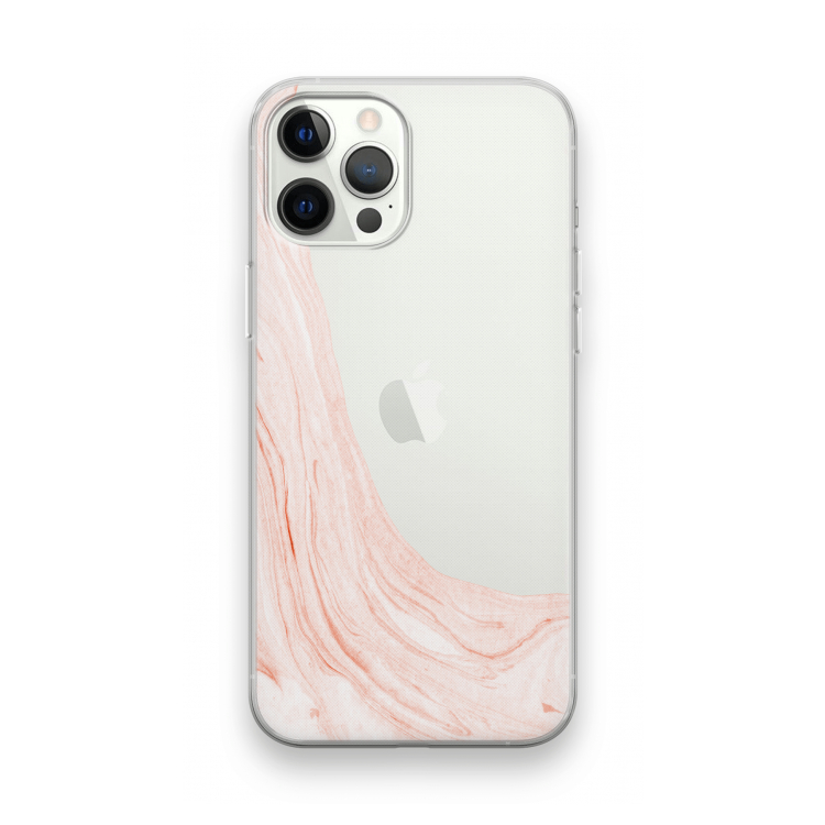 Peach bath: iPhone 12 Pro Transparant Hoesje
