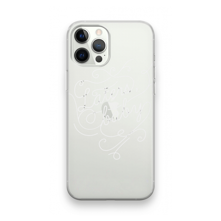 Laters, baby: iPhone 12 Pro Transparant Hoesje