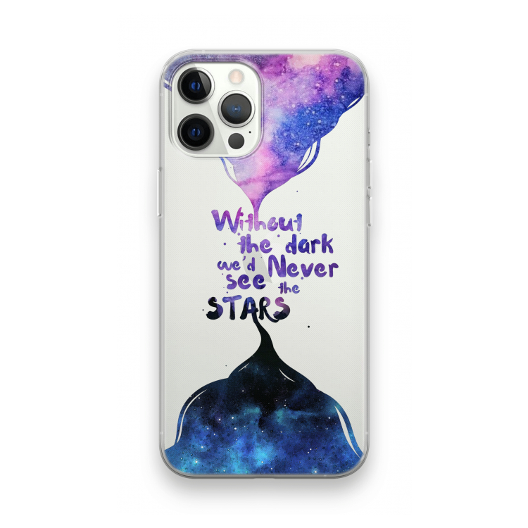 Stars quote: iPhone 12 Pro Transparant Hoesje