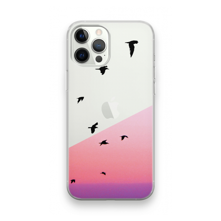 Fly away: iPhone 12 Pro Transparant Hoesje