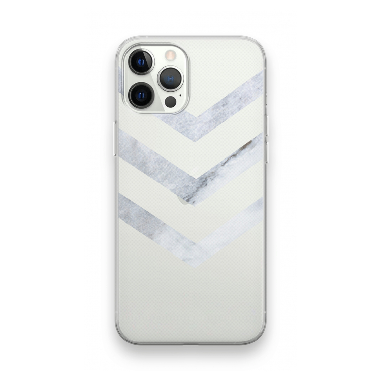 Marmeren pijlen: iPhone 12 Pro Transparant Hoesje