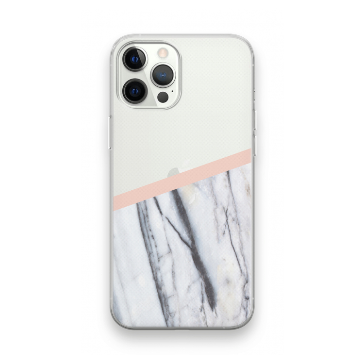 A touch of peach: iPhone 12 Pro Transparant Hoesje