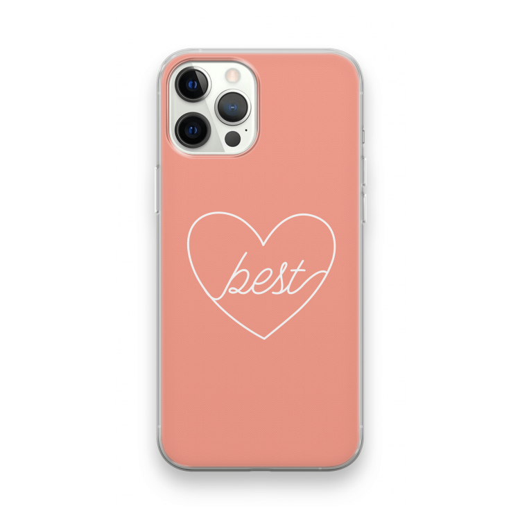 Best heart: iPhone 12 Pro Transparant Hoesje