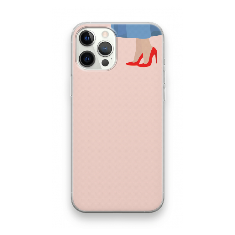 High heels: iPhone 12 Pro Transparant Hoesje