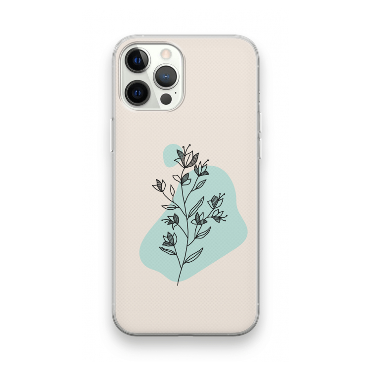Violets are blue: iPhone 12 Pro Transparant Hoesje
