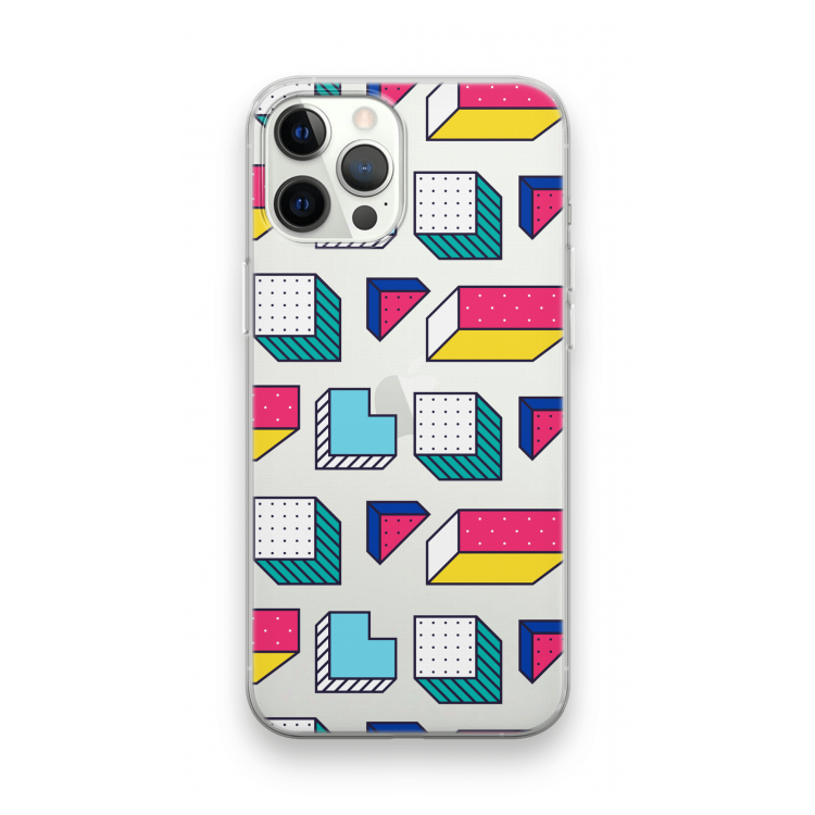 8-bit N°7: iPhone 12 Pro Transparant Hoesje