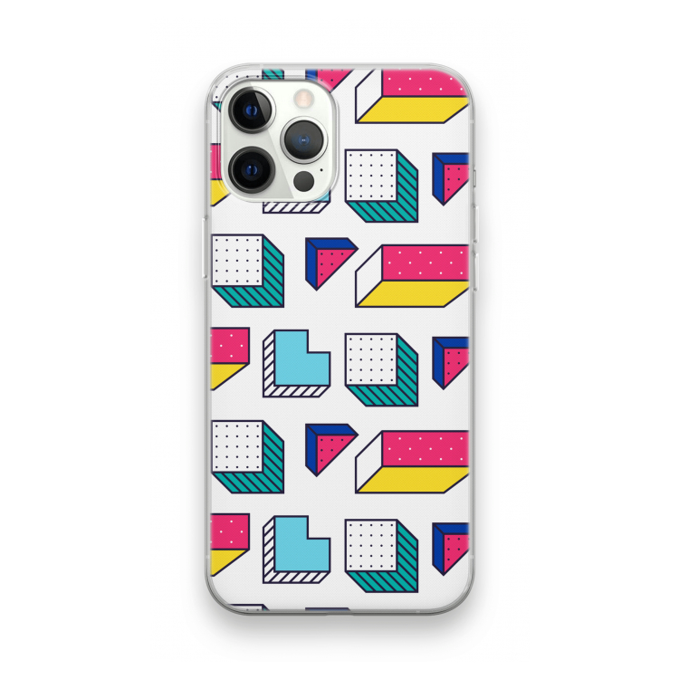 8-bit N°7: iPhone 12 Pro Transparant Hoesje