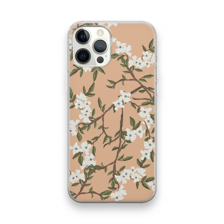 Blossoming spring: iPhone 12 Pro Transparant Hoesje