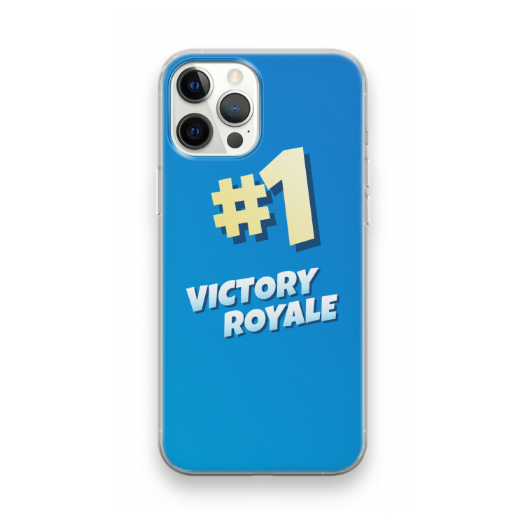 Victory Royale: iPhone 12 Pro Transparant Hoesje
