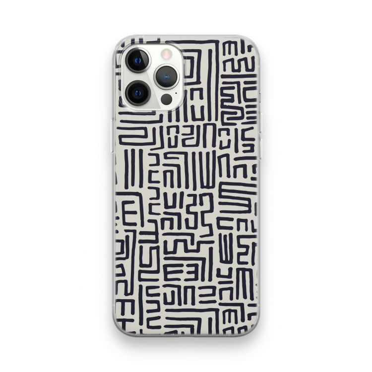 Moroccan Print: iPhone 12 Pro Transparant Hoesje