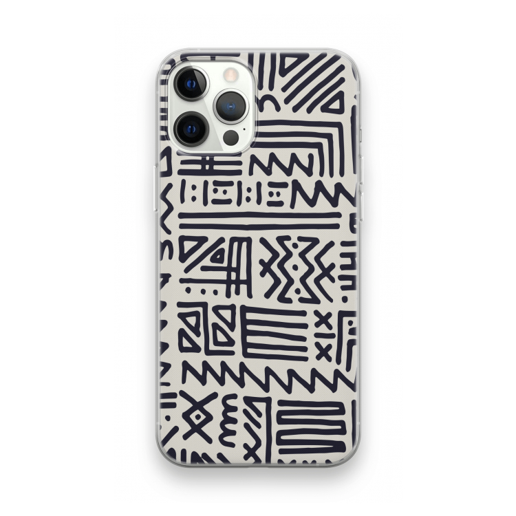 Marrakech print: iPhone 12 Pro Transparant Hoesje