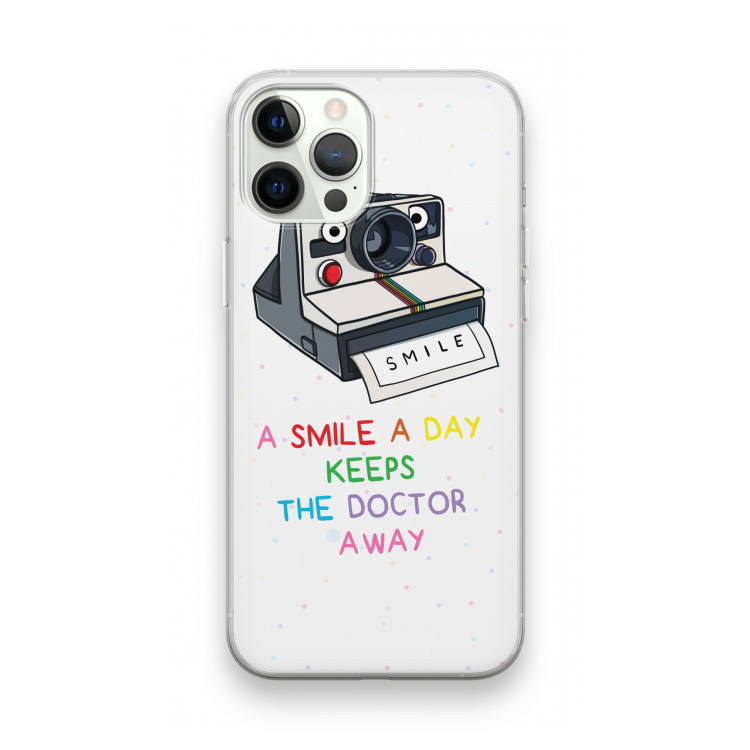 Smile: iPhone 12 Pro Transparant Hoesje