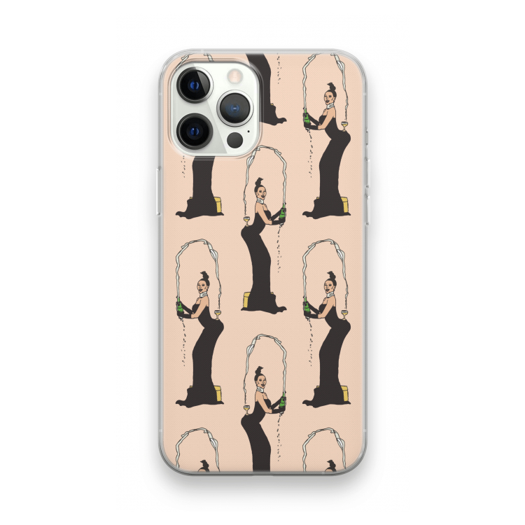 Pop Some Kim: iPhone 12 Pro Transparant Hoesje