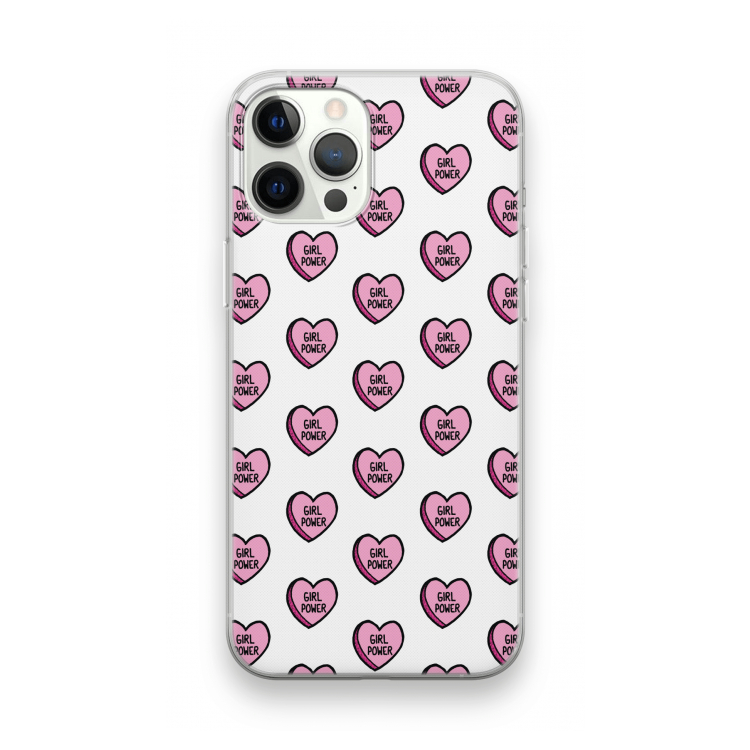 GIRL POWER: iPhone 12 Pro Transparant Hoesje