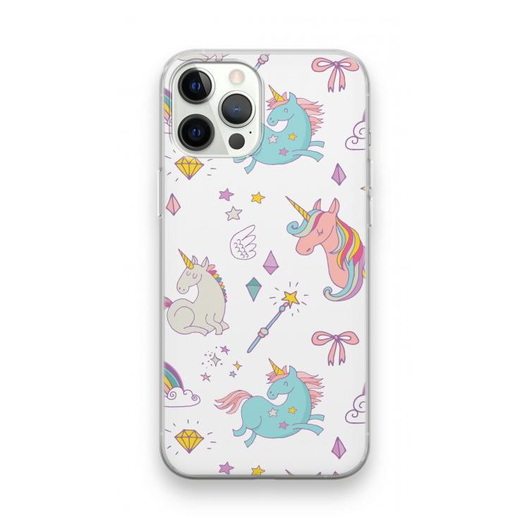 Fantasiewereld: iPhone 12 Pro Transparant Hoesje