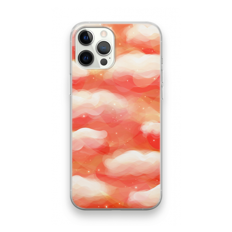 Lichte Wolken: iPhone 12 Pro Transparant Hoesje