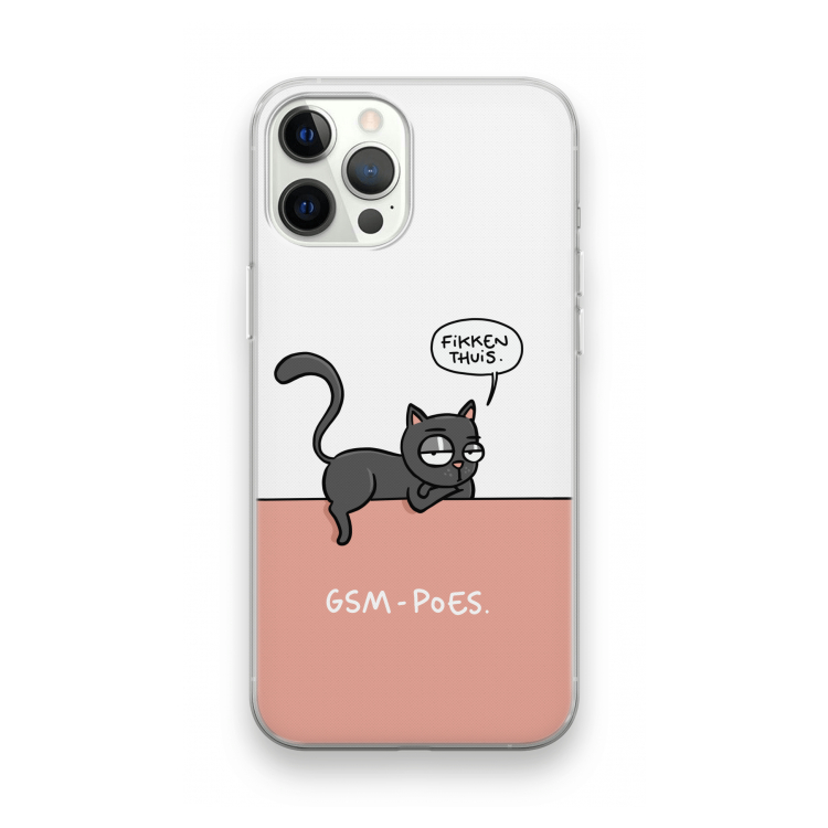 GSM poes: iPhone 12 Pro Transparant Hoesje