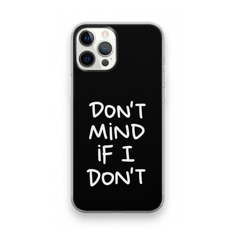 Don't Mind: iPhone 12 Pro Transparant Hoesje