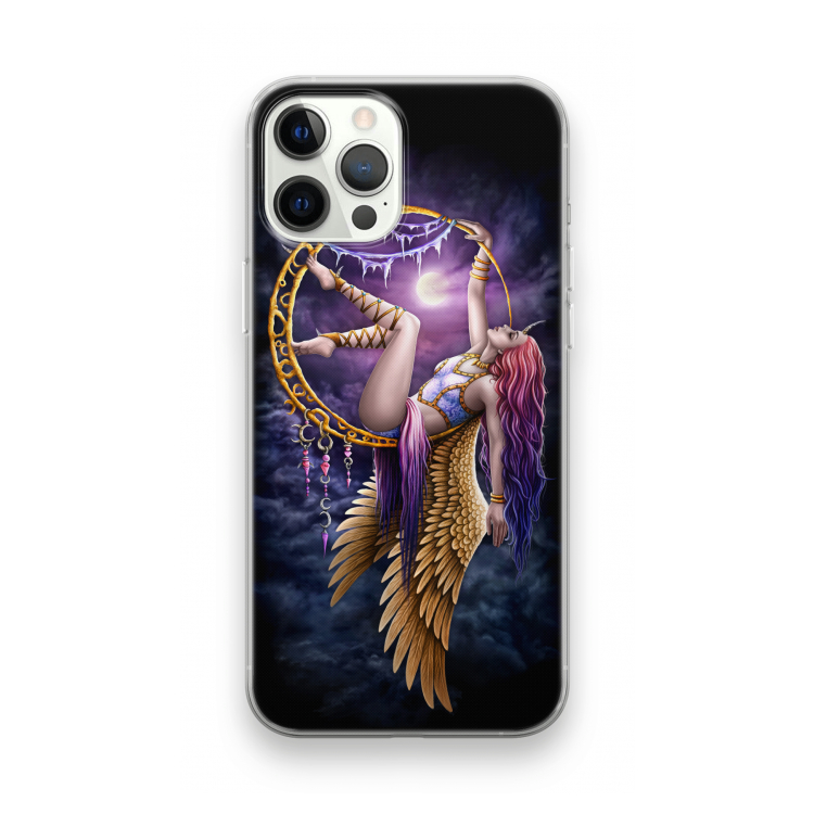 Aerial Angel: iPhone 12 Pro Transparant Hoesje