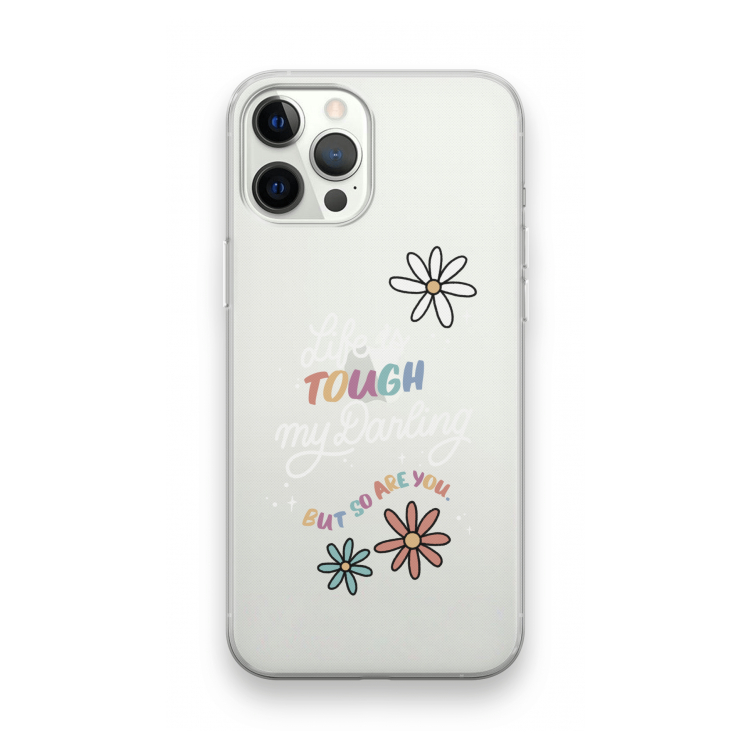 Tough Life: iPhone 12 Pro Transparant Hoesje