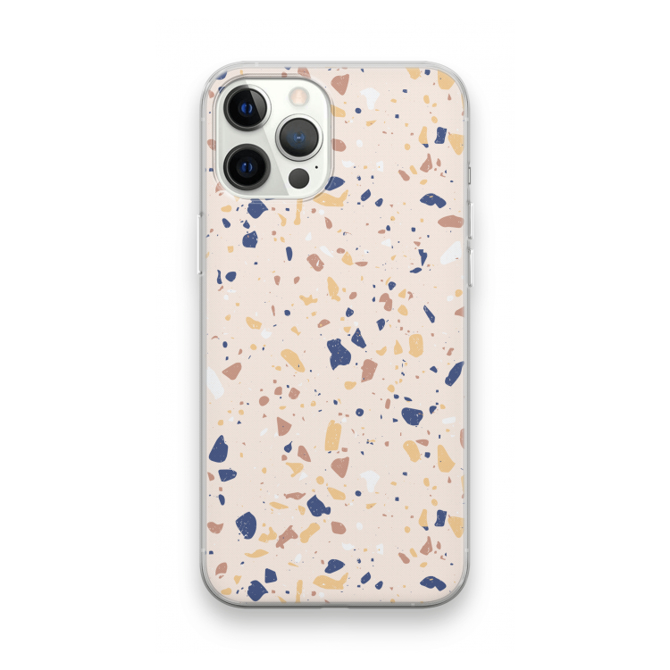 Terrazzo N°23: iPhone 12 Pro Max Transparant Hoesje