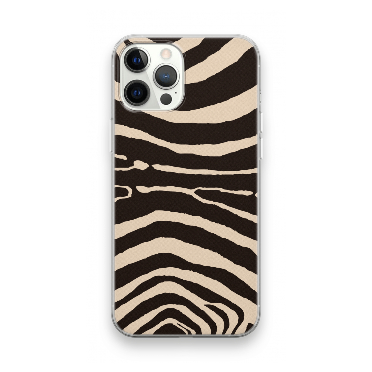 Arizona Zebra: iPhone 12 Pro Max Transparant Hoesje