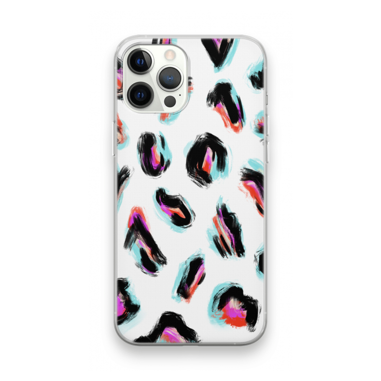 Cheetah color: iPhone 12 Pro Max Transparant Hoesje