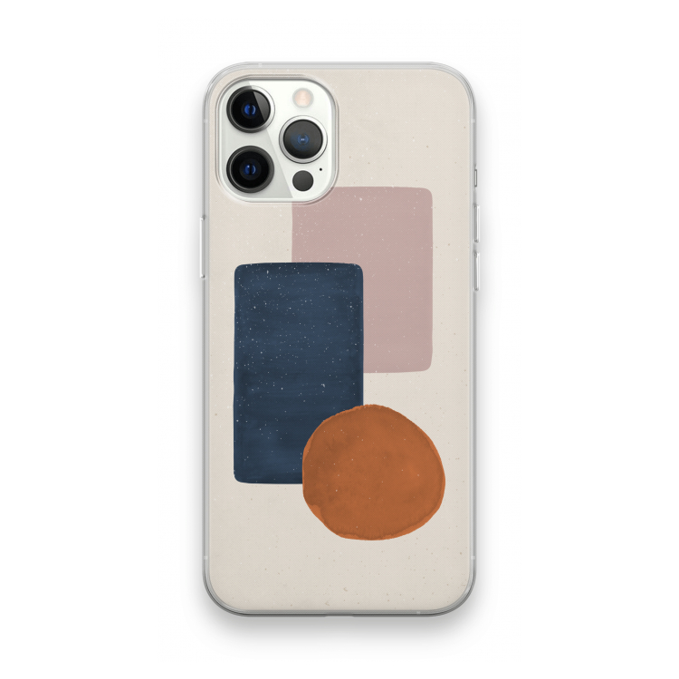 Geo #3: iPhone 12 Pro Max Transparant Hoesje