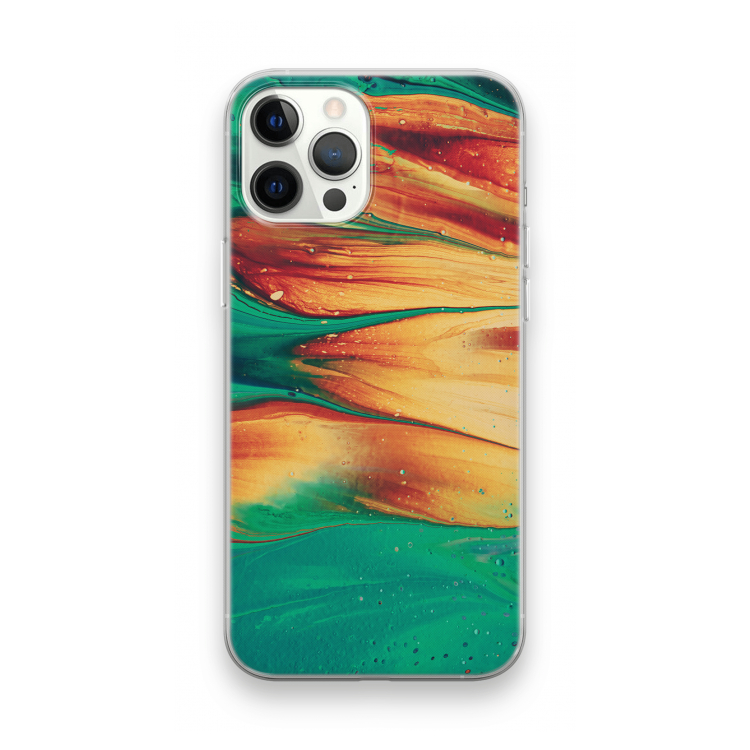 Green Inferno: iPhone 12 Pro Max Transparant Hoesje
