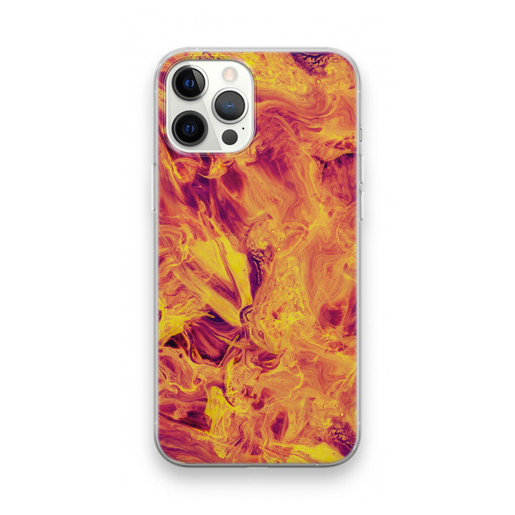 Eternal Fire: iPhone 12 Pro Max Transparant Hoesje