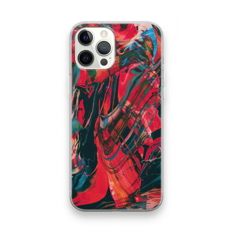 Endless Descent: iPhone 12 Pro Max Transparant Hoesje