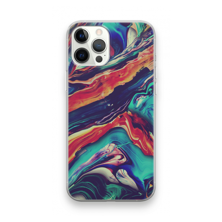 Chameleon Sun: iPhone 12 Pro Max Transparant Hoesje