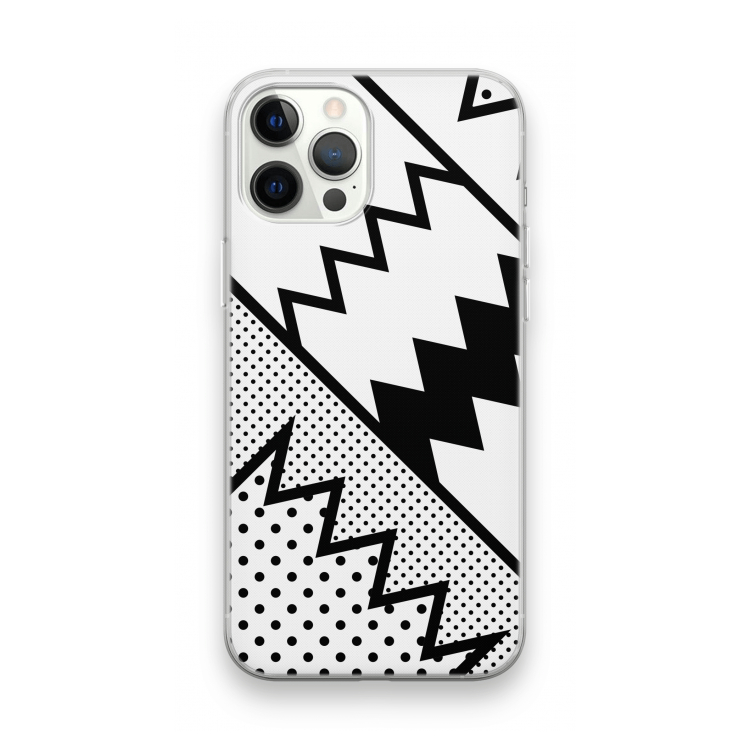 Pop Art #5: iPhone 12 Pro Max Transparant Hoesje