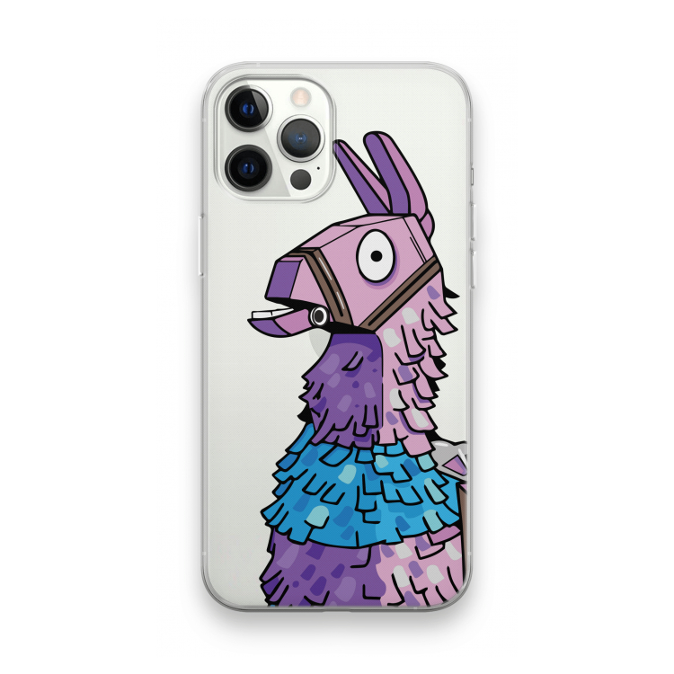Lama: iPhone 12 Pro Max Transparant Hoesje