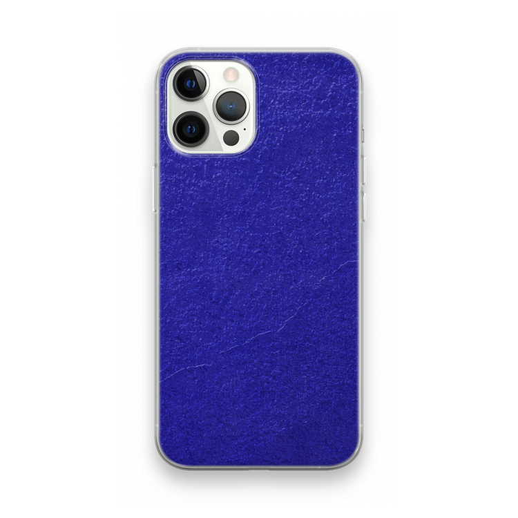 Majorelle Blue: iPhone 12 Pro Max Transparant Hoesje