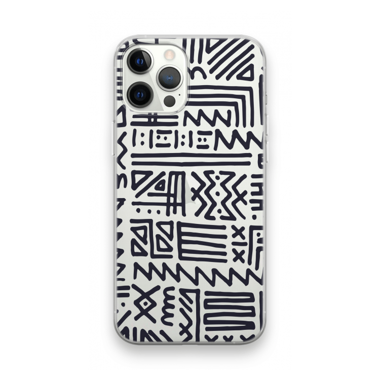 Marrakech print: iPhone 12 Pro Max Transparant Hoesje