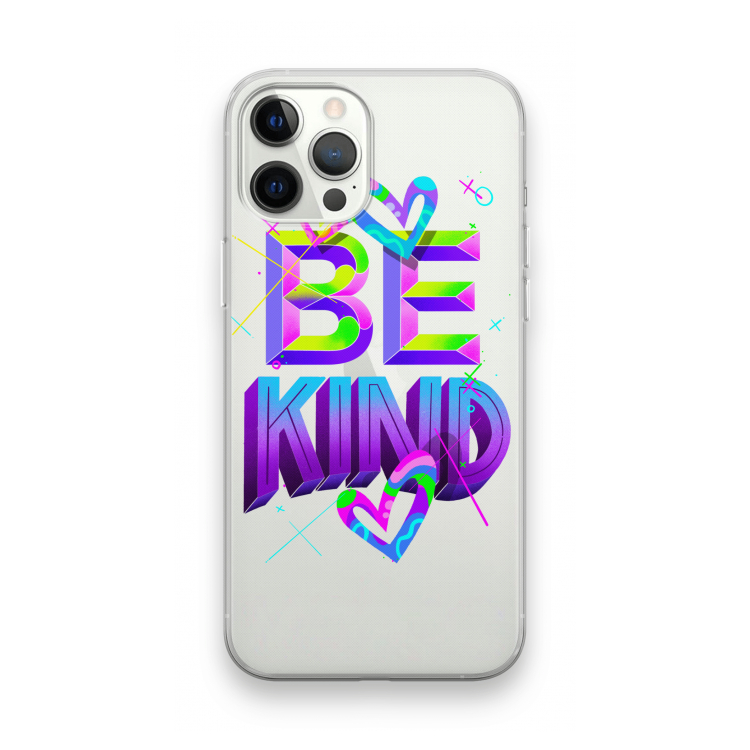 Be Kind: iPhone 12 Pro Max Transparant Hoesje