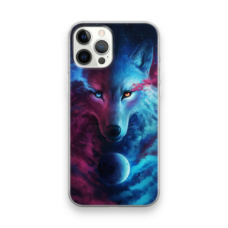 Where Light And Dark Meet: iPhone 12 Pro Max Transparant Hoesje
