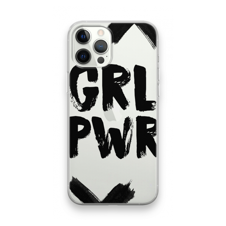 Girl Power #2: iPhone 12 Pro Max Transparant Hoesje