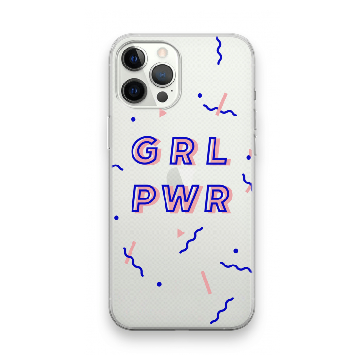 GRL PWR: iPhone 12 Pro Max Transparant Hoesje
