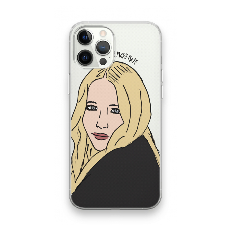 Mary Kate: iPhone 12 Pro Max Transparant Hoesje