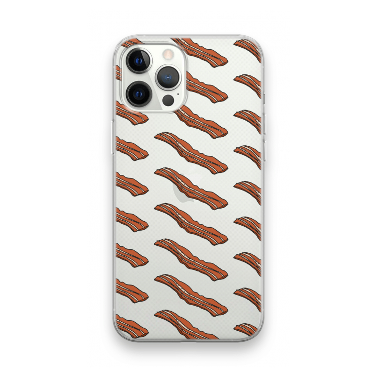 Bacon to my eggs #2: iPhone 12 Pro Max Transparant Hoesje