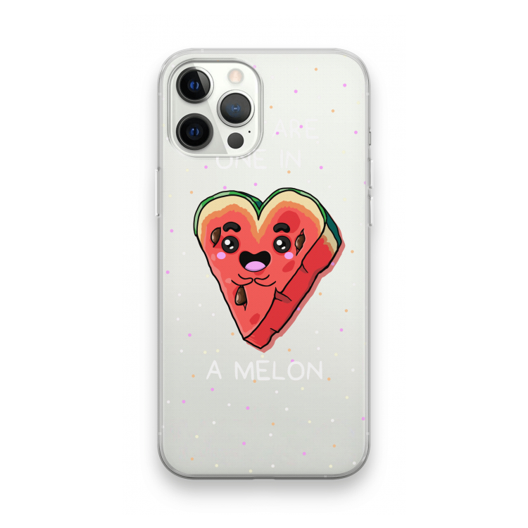One In A Melon: iPhone 12 Pro Max Transparant Hoesje
