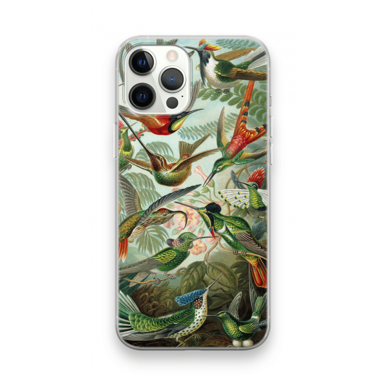 Haeckel Trochilidae: iPhone 12 Pro Max Transparant Hoesje
