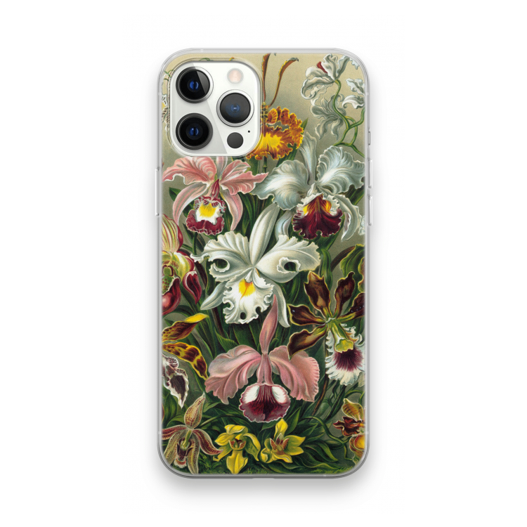 Haeckel Orchidae: iPhone 12 Pro Max Transparant Hoesje